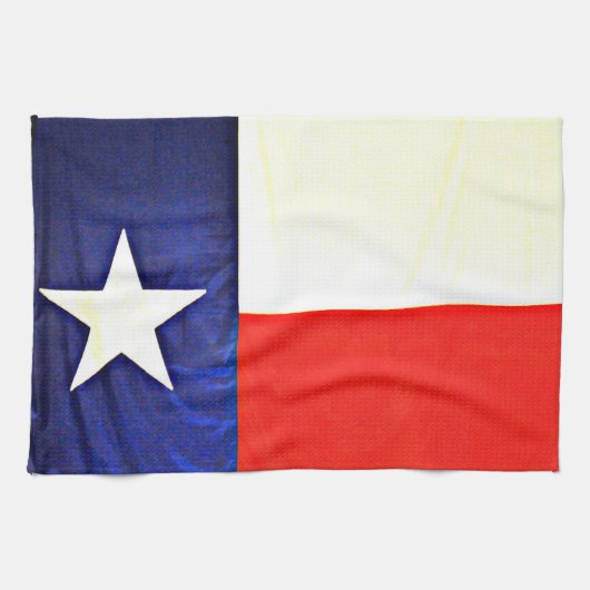 Texas Flag Kitchen Towel Theedoek (Horizontaal)