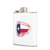 Texas Flag Klim Carabiner Heupfles (Links)