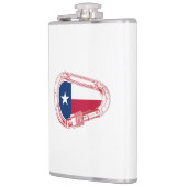 Texas Flag Klim Carabiner Heupfles (Links)