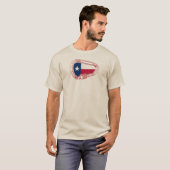 Texas Flag Klim Carabiner T-shirt (Voorkant volledig)