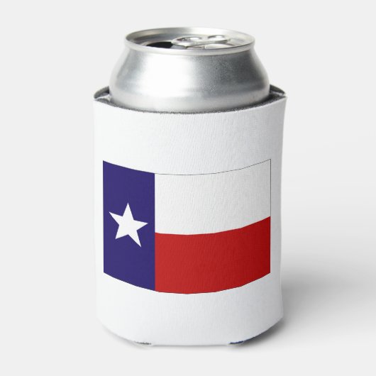 Texas Flag Koelbox Blikjeskoeler (Blikje Voorkant)