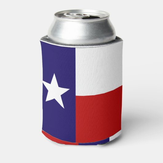 Texas flag koelbox blikjeskoeler (Blikje Achterkant)