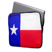 Texas Flag Laptop Hoesje Laptop Sleeve (Voorkant Links)