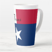 Texas flag Latte Mok (Rechterhoek)