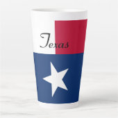 Texas flag Latte Mok (Voorkant)