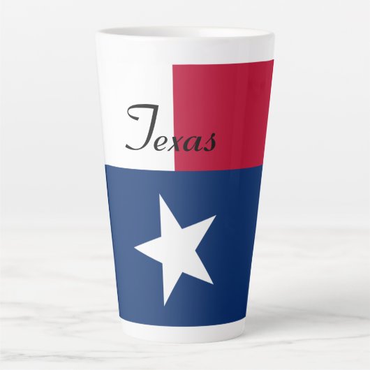 Texas flag Latte Mok (Voorkant)