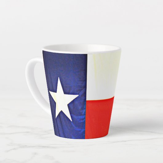 Texas Flag Latte Mok (Linkerhoek)