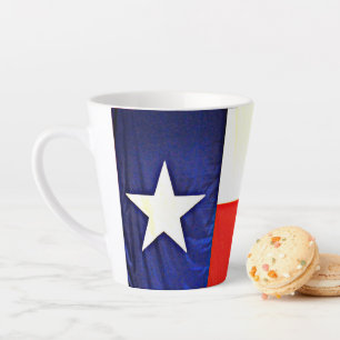 Texas Flag Latte Mok
