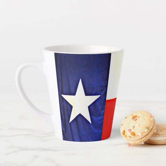 Texas Flag Latte Mok (In situ)