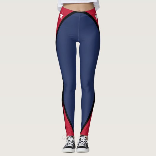 Texas Flag Leggings (Voorkant)