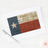 Texas Flag Licence Bord Art Lone Star Sticker (Envelop)