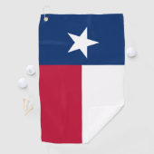 Texas Flag Lone Star State Golfhanddoek (Insitu)