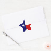 Texas Flag Lone Star State Travel Promo sticker (Envelop)