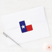 Texas Flag Lone Star State Travel Promo sticker (Envelop)