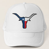 Texas Flag Longhorn Trucker Pet (Voorkant)