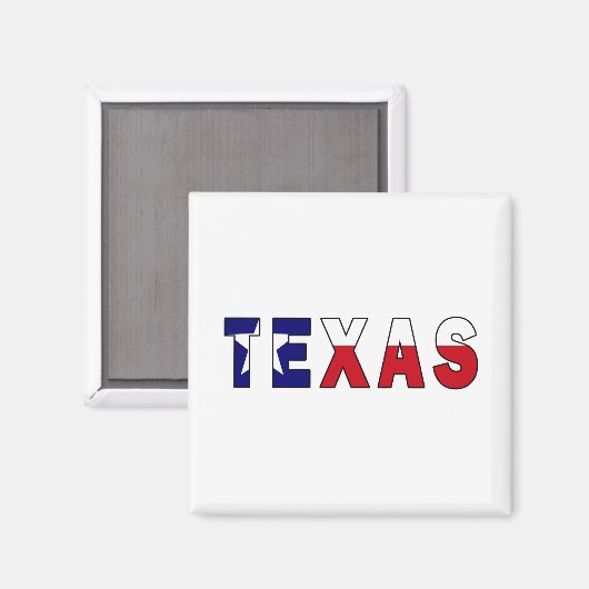 Texas Flag Magneet (Voorkant / Achterkant)