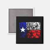 Texas Flag Magneet (Voorkant / Achterkant)