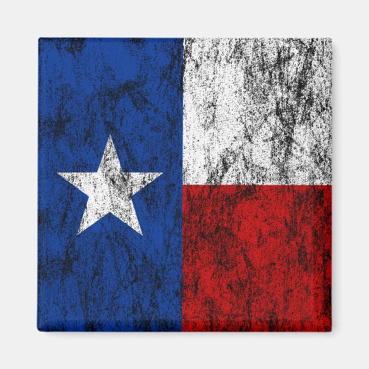 texas flag magnet (Voorkant)