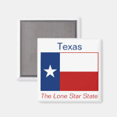 Texas Flag Magnet (Voorkant / Achterkant)