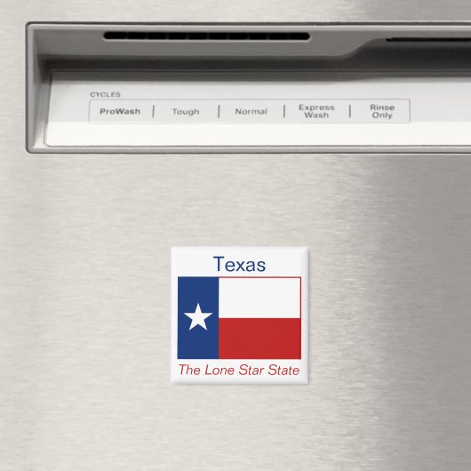 Texas Flag Magnet (Insitu (Vaatwasser))