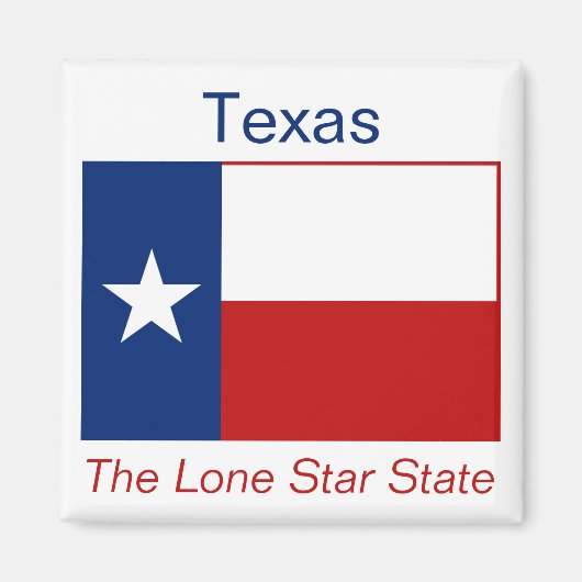 Texas Flag Magnet (Voorkant)