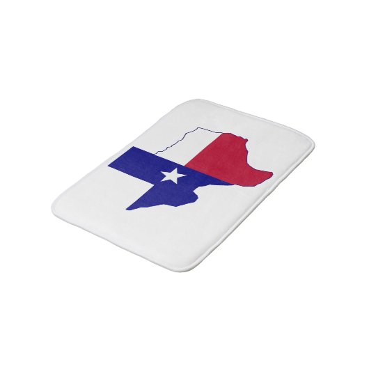 Texas Flag Map Badmat (Gekanteld)