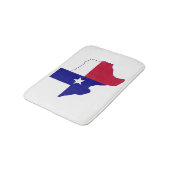 Texas Flag Map Badmat (Gekanteld)