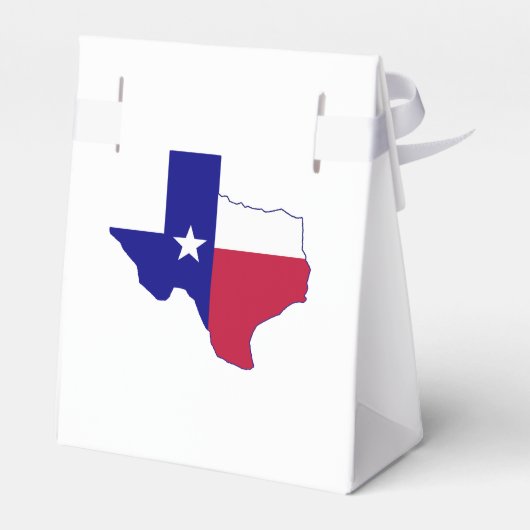 Texas Flag Map Bedankdoosjes (Achterkant)