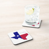 Texas Flag Map Bier Onderzetter (Rechterzijde)