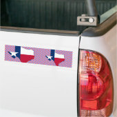 Texas Flag Map Bumpersticker (Op Truck)