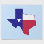 Texas Flag Map Cadeaupapier (Vlak)