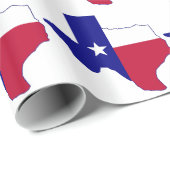 Texas Flag Map Cadeaupapier (Rol Hoek)