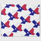 Texas Flag Map Cadeaupapier (Vlak)