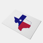 Texas Flag Map Deurmat (Schuin)