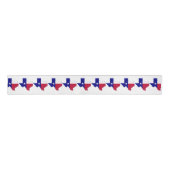 Texas Flag Map Grosgrain Lint (Voorkant)