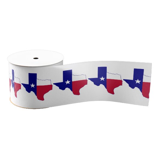 Texas Flag Map Grosgrain Lint (Spoel)