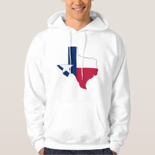Texas Flag Map Hoodie