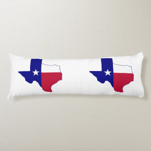 Texas Flag Map Lichaamskussen