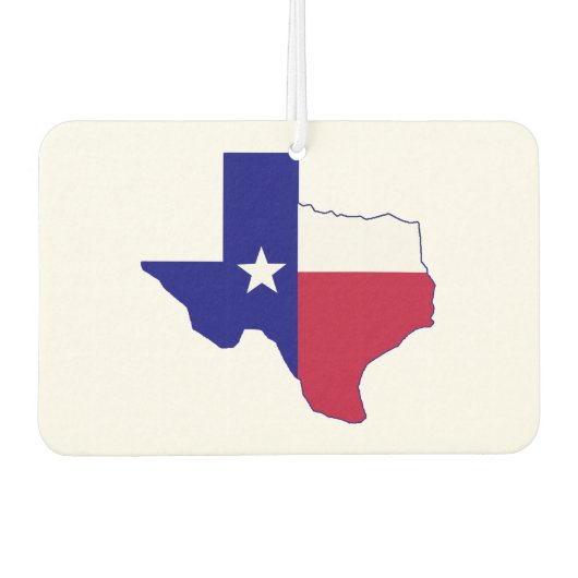Texas Flag Map Luchtverfrisser (Voorkant)