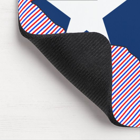 Texas Flag Map Muismat (Hoek)