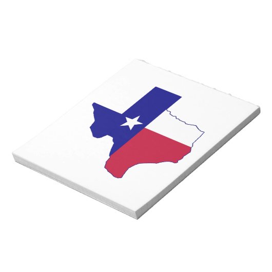 Texas Flag Map Notitieblok (Linkerzijde)