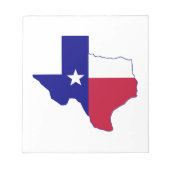 Texas Flag Map Notitieblok (Voorkant)