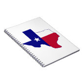 Texas Flag Map Notitieboek (Rechterzijde)