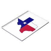 Texas Flag Map Notitieboek (Linkerzijde)