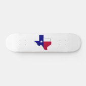 Texas Flag Map Persoonlijk Skateboard (Horizontaal)
