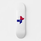 Texas Flag Map Persoonlijk Skateboard (Voorkant)