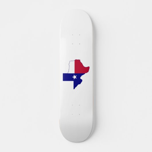 Texas Flag Map Persoonlijk Skateboard (Voorkant)