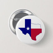 Texas Flag Map Ronde Button 5,7 Cm (Voorkant /achterkant)