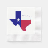 Texas Flag Map Servet (Voorkant)
