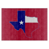 Texas Flag Map Snijplank (Voorkant)